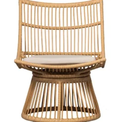 WOOOD Alatna Tuinstoelen - Wicker - Naturel - Set van 2