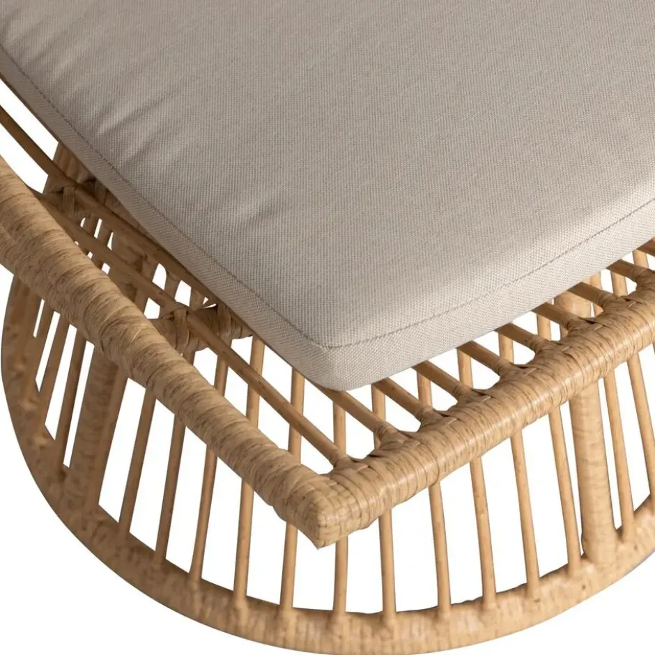 WOOOD Alatna Tuinstoelen - Wicker - Naturel - Set van 2