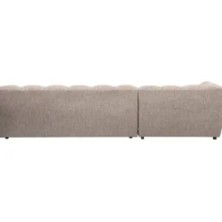 WOOOD Allure Chaise Longue Bank - Stof - Bruin Melange-79x324x165