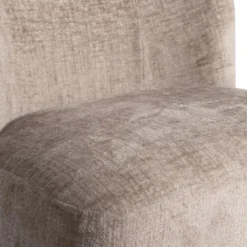 WOOOD Atty Draaifauteuil - Polyester - Zand - 75x74x65