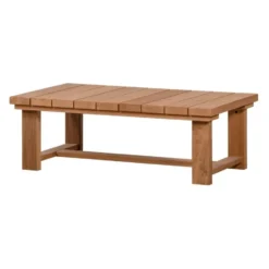 WOOOD Banco Salontafel Tuin - Hout/Metaal - Naturel - 42x122x68