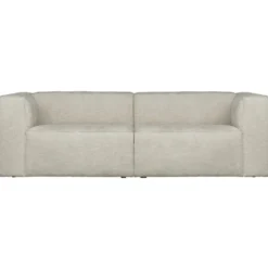 WOOOD Bean 3,5-Zits Bank - Melange - Naturel - 73x242x96