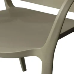WOOOD Bent Tuinstoelen - Kunststof - Groen -Set van 2