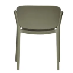 WOOOD Bent Tuinstoelen - Kunststof - Groen -Set van 2