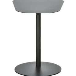 WOOOD Bijzettafel Lia - Metaal - Zwart - 50x50x38