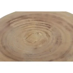WOOOD Bikkel Kruk - Hout - Naturel - 40x28x28