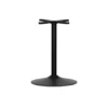 WOOOD Bistro Ronde Buisvoet - Metaal - Zwart - 72x54x54