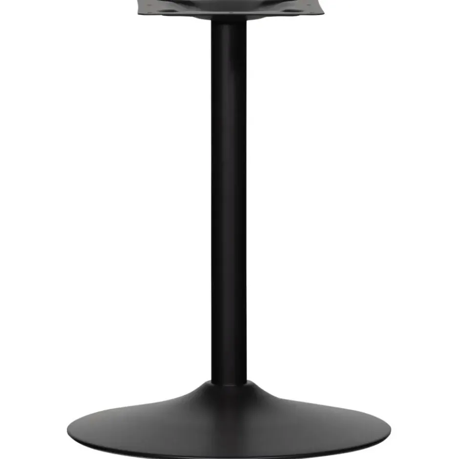 WOOOD Bistro Ronde Buisvoet - Metaal - Zwart - 72x54x54