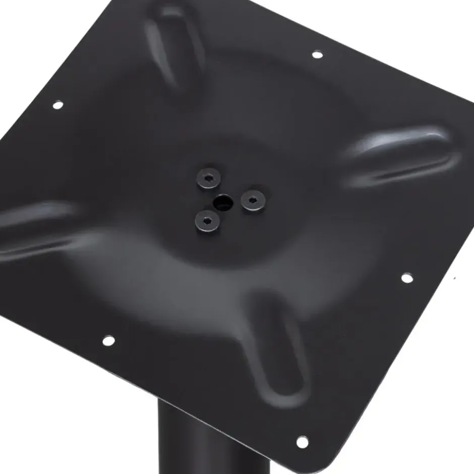 WOOOD Bistro Ronde Buisvoet - Metaal - Zwart - 72x54x54