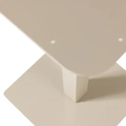 WOOOD Bistro Vierkante Bartafel Poot - Metaal - Dakagrau - 105x50x50