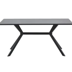 WOOOD Bruno Eettafel - Mdf - Zwart - 160x90