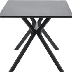 WOOOD Bruno Eettafel - Mdf - Zwart - 160x90