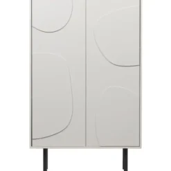 WOOOD Cadiz Opbergkast - Grenen - Mist - 135x85x40