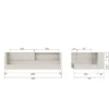 WOOOD Carter Bed - Grenenhout - Wit - 90x200