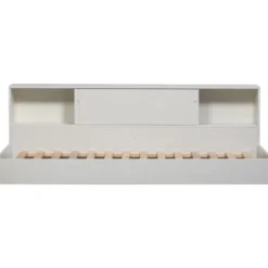 WOOOD Carter Bed - Grenenhout - Wit - 90x200
