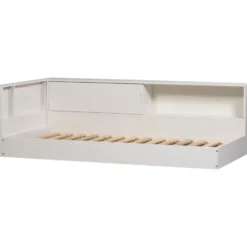 WOOOD Carter Hoekbed Links/Rechts - Grenenhout - Wit - 90x200