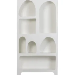WOOOD Caz Vakkenkast - Plywood - Wit - 180x95x32