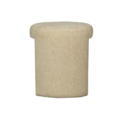 WOOOD Charlie Kruk - Chenille - Naturel - 47x45x45
