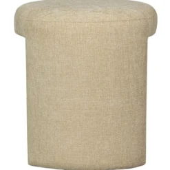 WOOOD Charlie Kruk - Chenille - Naturel - 47x45x45