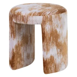 WOOOD Charlie Kruk - Geweven Stof - Karamelbruin - 47x45x45