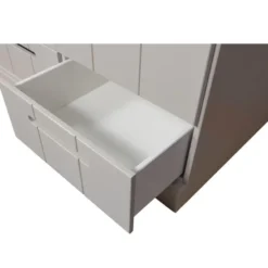WOOOD Connect Kledingkast 2-Deurs met lade - Grenen - Dust - 195x94x53
