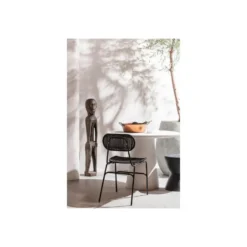 WOOOD Damon Ronde Eettafel - Betonlook - Wit - 76x100x10