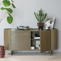 WOOOD Drava Pot - Aluminium - Bruin - 20x19x22