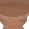 WOOOD Fedde Bijzettafel - Metaal - Oud Roze - 47x30x30