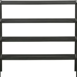 WOOOD Ferro Schoenenrek - Metaal - Zwart - 40x85x35