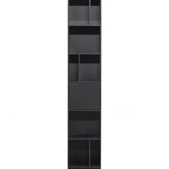 WOOOD Finca Open Vakkenkast - Zwart - 210x40x40