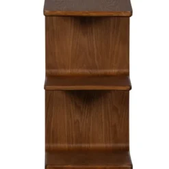 WOOOD Frey Multifunctionele Bijzettafel - Hout - Walnoot - 40x60x32