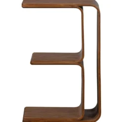 WOOOD Frey Multifunctionele Bijzettafel - Hout - Walnoot - 40x60x32
