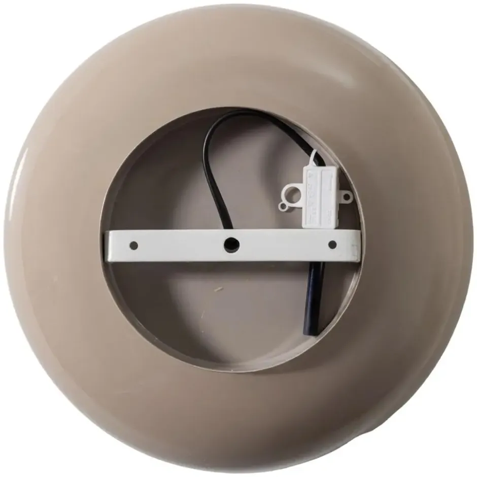 WOOOD Gloomy Wandlamp Rond - Metaal - Zand - 30x30x13