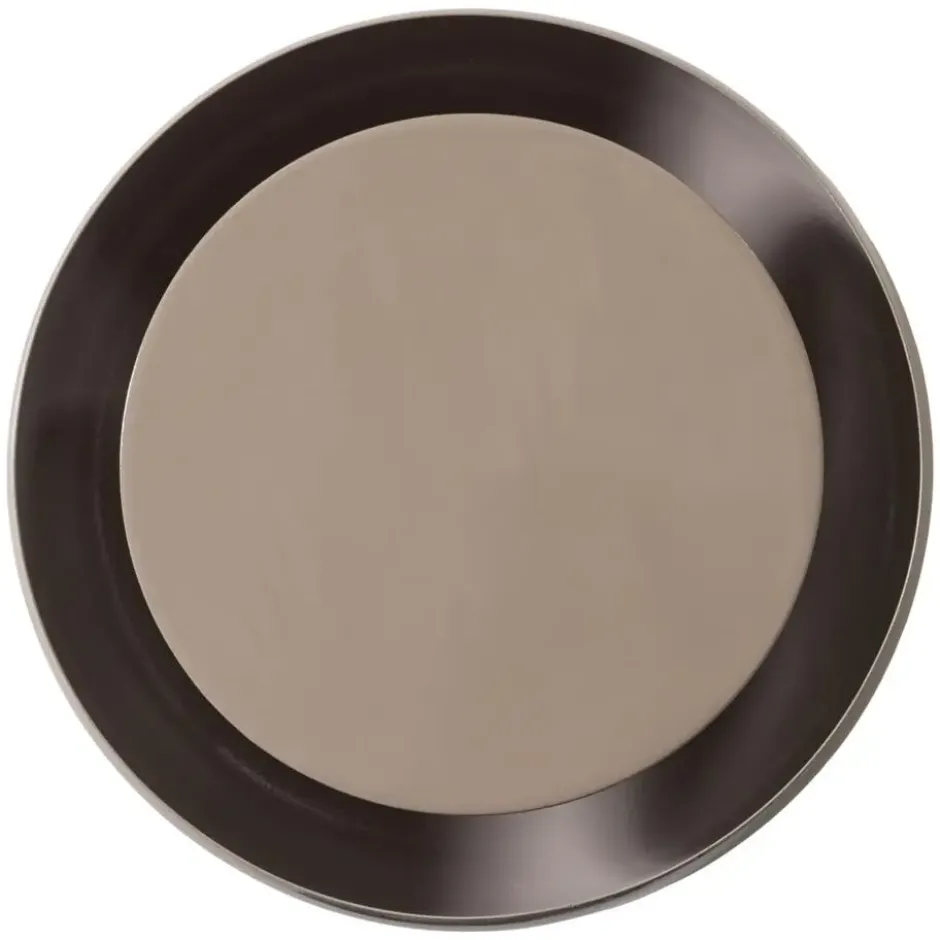 WOOOD Gloomy Wandlamp Rond - Metaal - Zand - 30x30x13