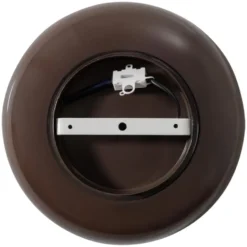 WOOOD Gloomy Wandlamp Rond - Metaal - Bruin - 30x30x13