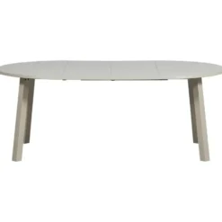 WOOOD Janne Uitschuifbare Eettafel Rond 120Ø cm - Eiken - Dakargrau