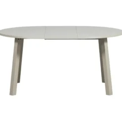 WOOOD Janne Uitschuifbare Eettafel Rond 120Ø cm - Eiken - Dakargrau