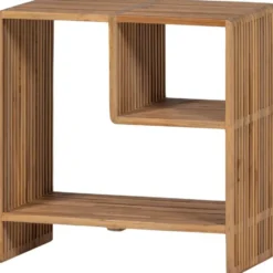 WOOOD Jasmijn Sidetable Recycled Teak - Naturel - 55x55x30