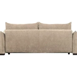 WOOOD Jonne 3-Zits Slaapbank - Chennile - Naturel - 92x233x105