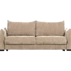 WOOOD Jonne 3-Zits Slaapbank - Chennile - Naturel - 92x233x105