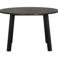 WOOOD Lange Jan Uitschuifbare Eettafel - Eiken - Zwart - 75x120x120