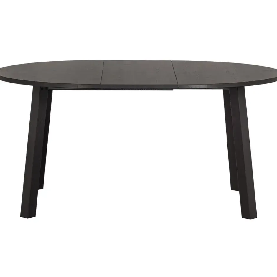 WOOOD Lange Jan Uitschuifbare Eettafel - Eiken - Zwart - 75x120x120