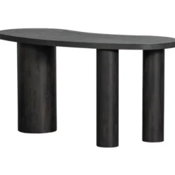 WOOOD Maan Organisch Sidetable/Bureau - MDF - Bruin - 75x150x70cm