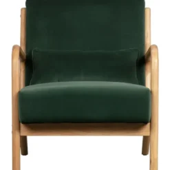 WOOOD Mark Fauteuil - Velvet - Flesgroen - 75x67x82