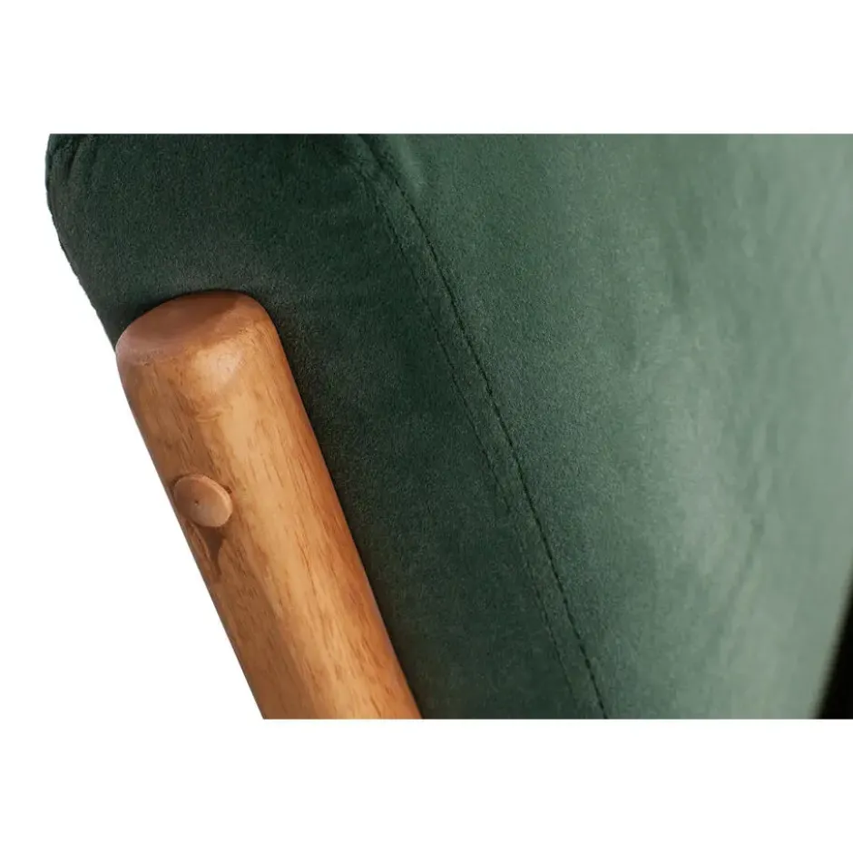 WOOOD Mark Fauteuil - Velvet - Flesgroen - 75x67x82