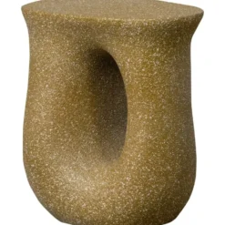 WOOOD Mason Bijzettafel Met Spikkels - Magnesium - Groen - 45x42x33