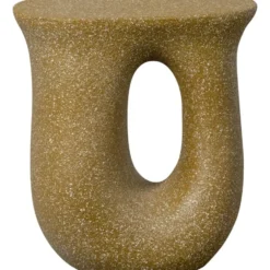 WOOOD Mason Bijzettafel Met Spikkels - Magnesium - Groen - 45x42x33