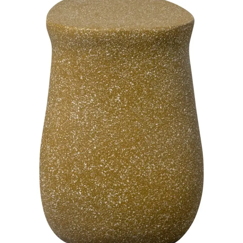 WOOOD Mason Bijzettafel Met Spikkels - Magnesium - Groen - 45x42x33