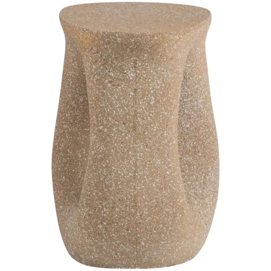 WOOOD Mason Bijzettafel Met Spikkels - Magnesium - Groen - 45x42x33