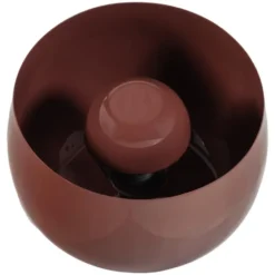 WOOOD Mero Tafellamp 25xØ26 cm - Metaal - Hoogglans Rood - 25x26x26